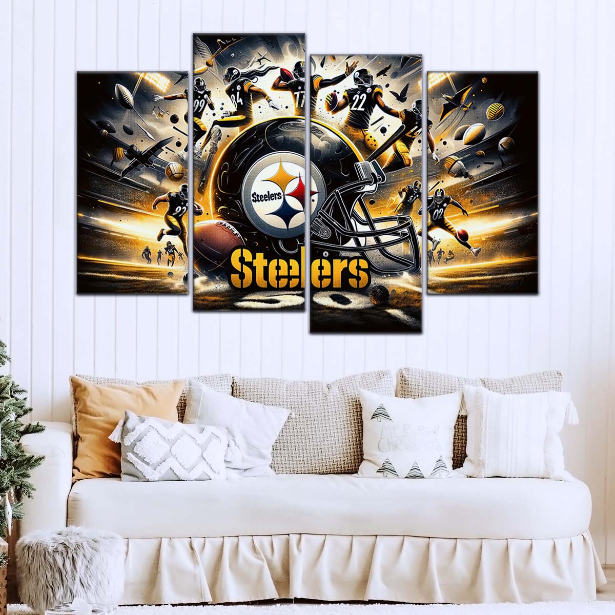 American Football Wall Art - AF5211 - Pittsburgh Steelers - NFL Football Team - American Football Poster - American Football Canvas