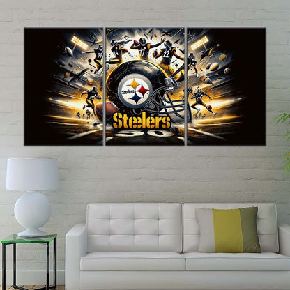 American Football Wall Art - AF5211 - Pittsburgh Steelers - NFL Football Team - American Football Poster - American Football Canvas