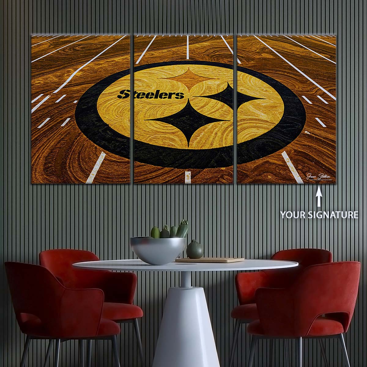 American Football Wall Art - AF5212 - Pittsburgh Steelers - NFL Football Team - American Football Poster - American Football Canvas