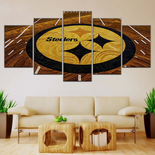 American Football Canvas Wall Art - AF5212 - Pittsburgh Steelers - NFL Teams