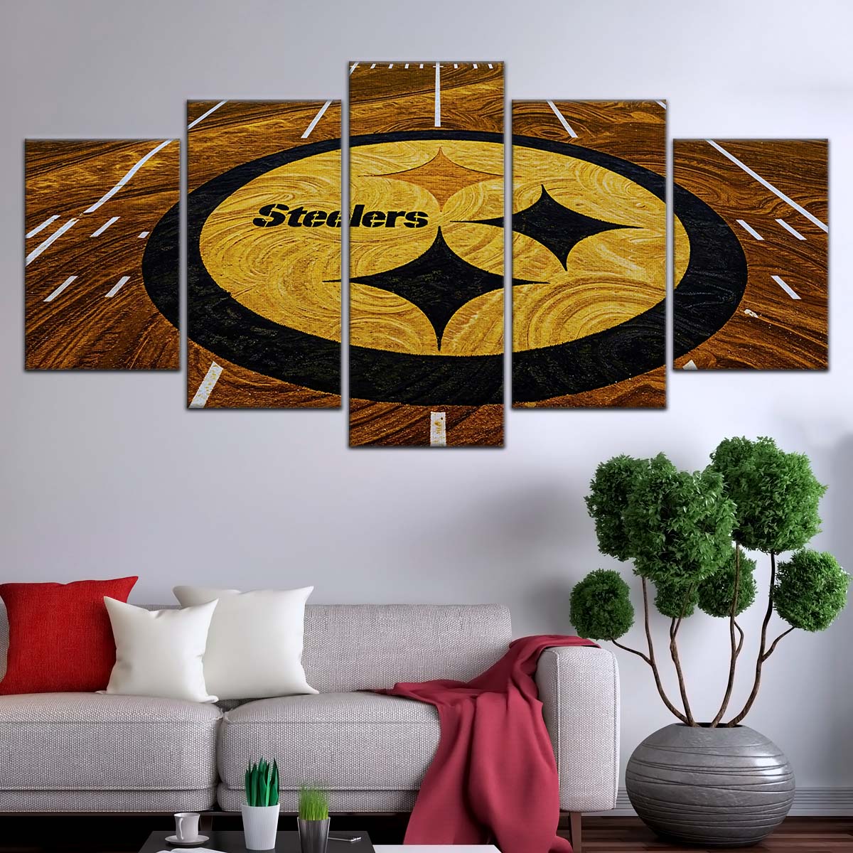 American Football Wall Art - AF5212 - Pittsburgh Steelers - NFL Football Team - American Football Poster - American Football Canvas