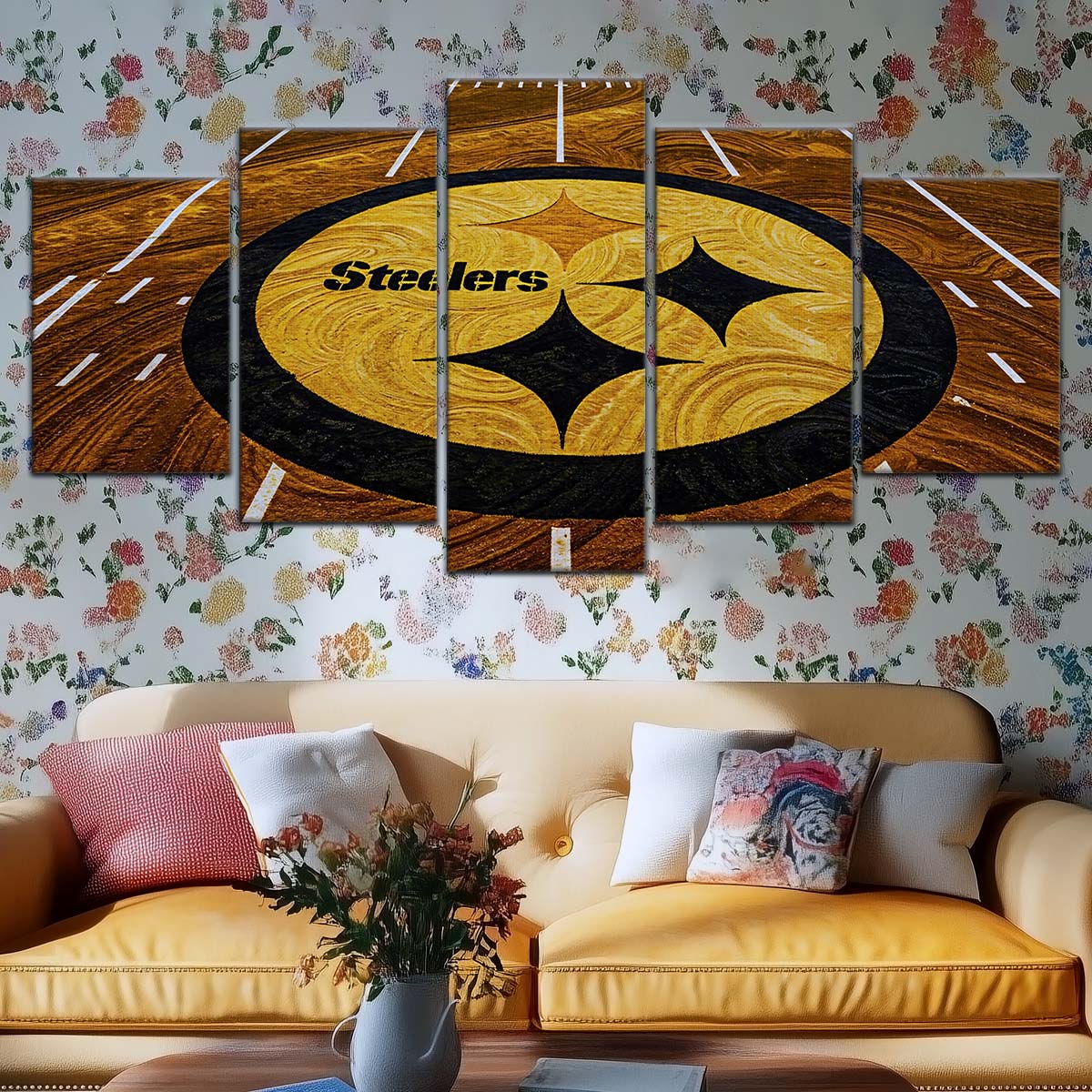 American Football Wall Art - AF5212 - Pittsburgh Steelers - NFL Football Team - American Football Poster - American Football Canvas