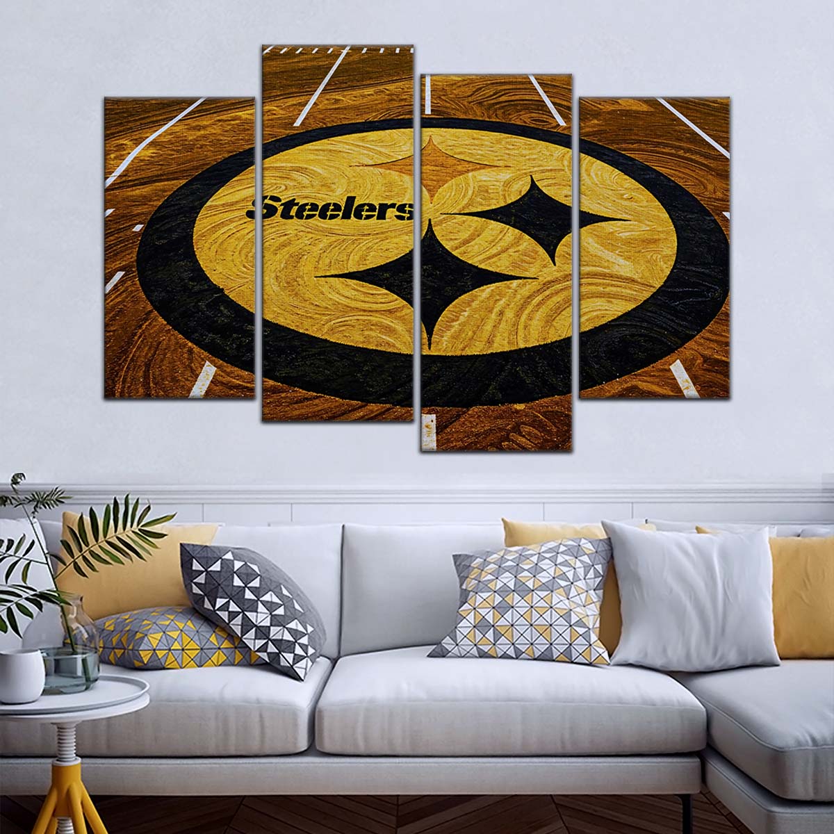 American Football Wall Art - AF5212 - Pittsburgh Steelers - NFL Football Team - American Football Poster - American Football Canvas