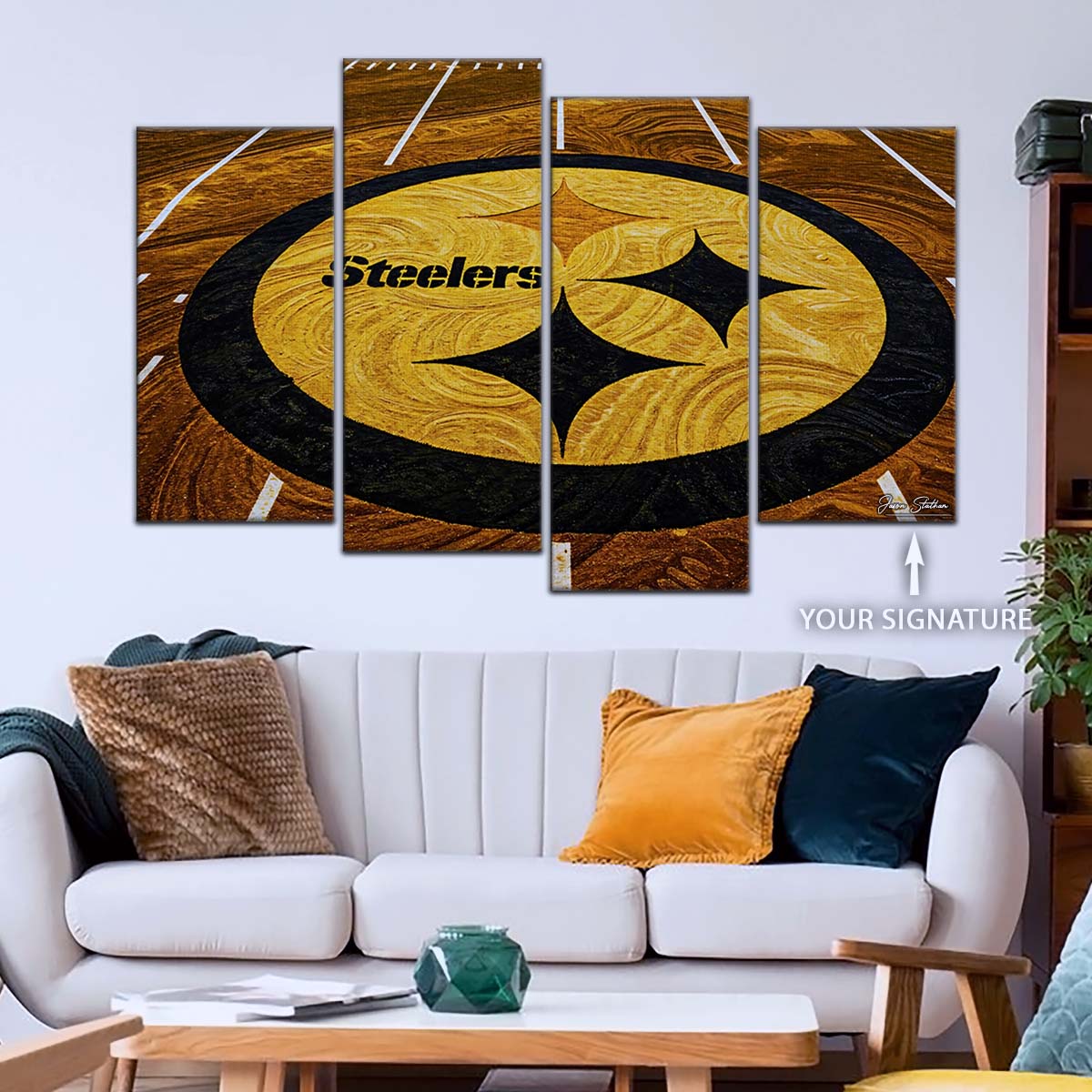 American Football Wall Art - AF5212 - Pittsburgh Steelers - NFL Football Team - American Football Poster - American Football Canvas