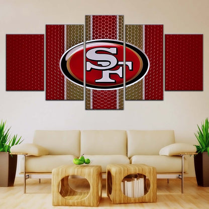 American Football Wall Art - AF5214 - San Francisco 49ers - Capture the Spirit of NFL Football - American Football Poster - American Football Canvas