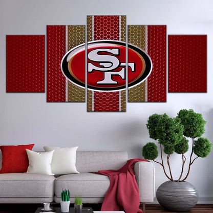 American Football Wall Art - AF5214 - San Francisco 49ers - Capture the Spirit of NFL Football - American Football Poster - American Football Canvas