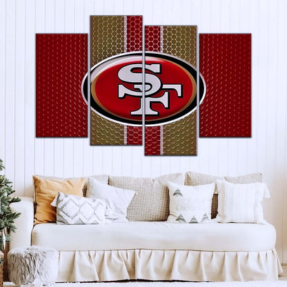 American Football Wall Art - AF5214 - San Francisco 49ers - Capture the Spirit of NFL Football - American Football Poster - American Football Canvas