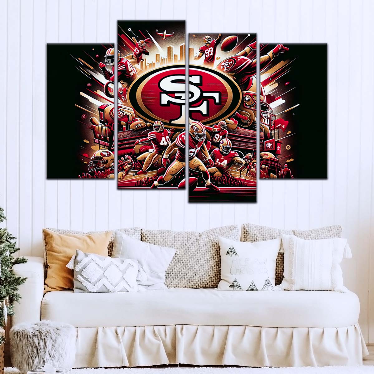 American Football Wall Art - AF5215 - San Francisco 49ers - Epic Super Bowl NFL Football Team - American Football Poster - American Football Canvas