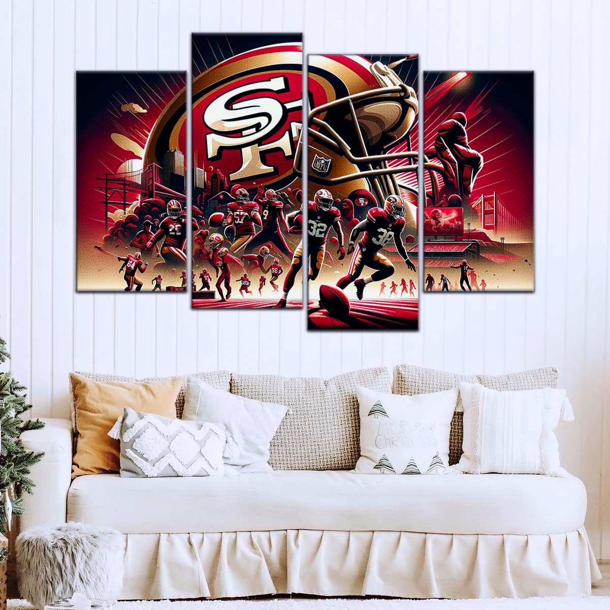 American Football Wall Art - AF5216 - San Francisco 49ers - NFL Super Bowl Spirit - American Football Poster - American Football Canvas