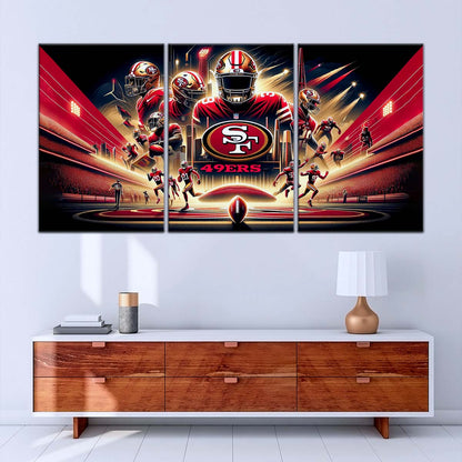 American Football Wall Art - AF5217 - San Francisco 49ers - NFL Super Bowl - American Football Poster - American Football Canvas