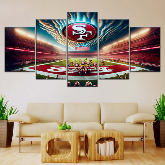 American Football Wall Art - AF5218 - San Francisco 49ers - Stadium NFL Football - American Football Poster - American Football Canvas