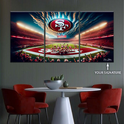 American Football Wall Art - AF5218 - San Francisco 49ers - Stadium NFL Football - American Football Poster - American Football Canvas