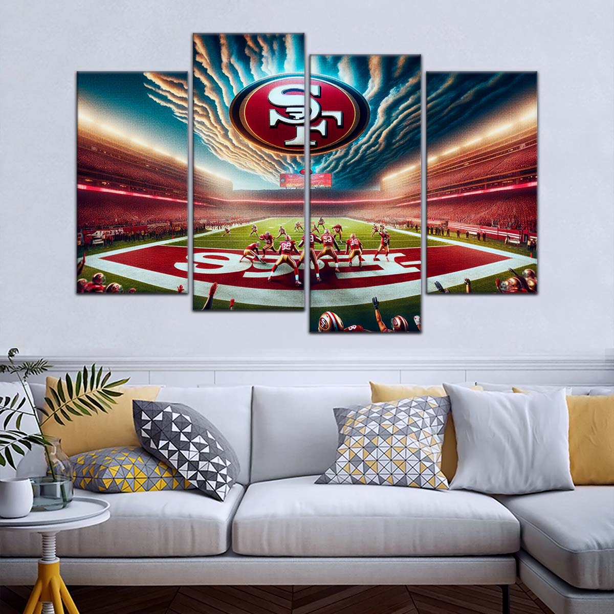 American Football Wall Art - AF5218 - San Francisco 49ers - Stadium NFL Football - American Football Poster - American Football Canvas