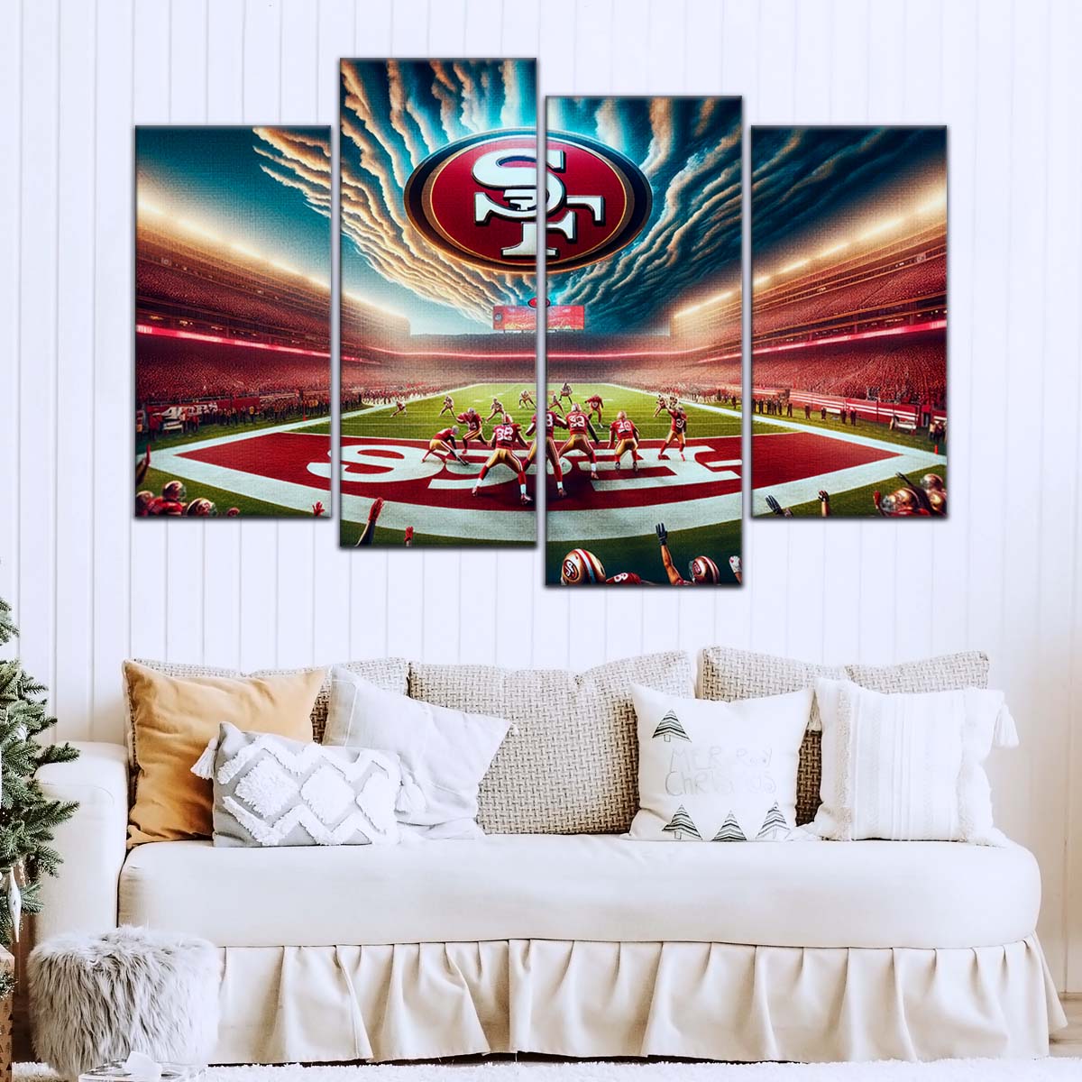 American Football Wall Art - AF5218 - San Francisco 49ers - Stadium NFL Football - American Football Poster - American Football Canvas
