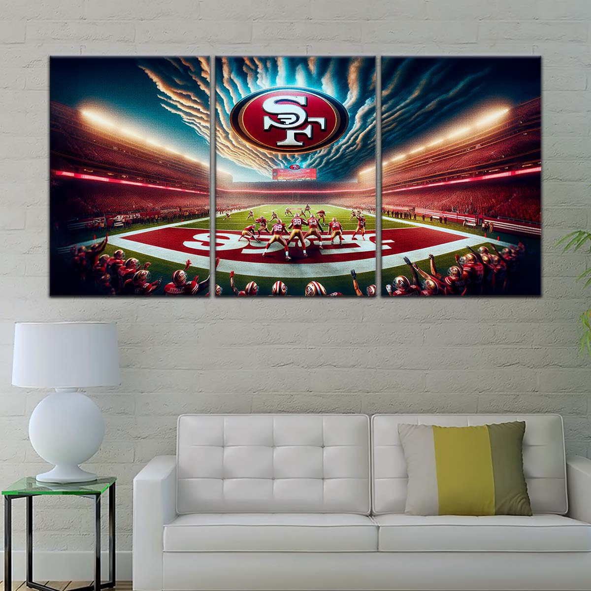 American Football Wall Art - AF5218 - San Francisco 49ers - Stadium NFL Football - American Football Poster - American Football Canvas