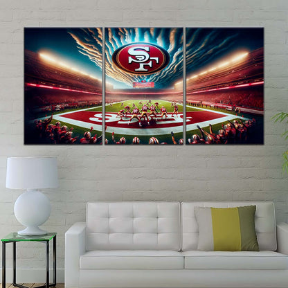 American Football Wall Art - AF5218 - San Francisco 49ers - Stadium NFL Football - American Football Poster - American Football Canvas