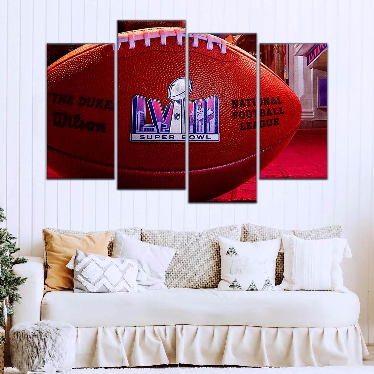American Football Wall Art - AF5221 - Super Bowl Excitement - NFL Football - American Football Poster - American Football Canvas
