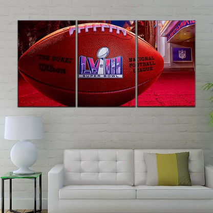 American Football Wall Art - AF5221 - Super Bowl Excitement - NFL Football - American Football Poster - American Football Canvas