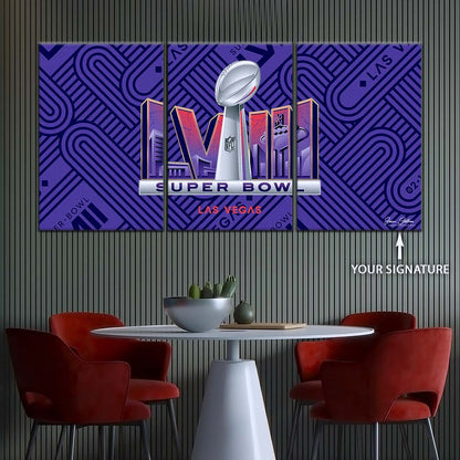 American Football Wall Art - AF5223 - Super Bowl LVII - NFL Football Championship - American Football Poster - American Football Canvas
