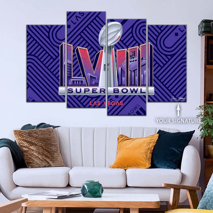 American Football Wall Art - AF5223 - Super Bowl LVII - NFL Football Championship - American Football Poster - American Football Canvas