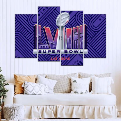 American Football Wall Art - AF5223 - Super Bowl LVII - NFL Football Championship - American Football Poster - American Football Canvas