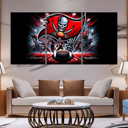 American Football Wall Art - AF5224 - Tampa Bay Buccaneers - NFL Football Super Bowl Team - American Football Poster - American Football Canvas