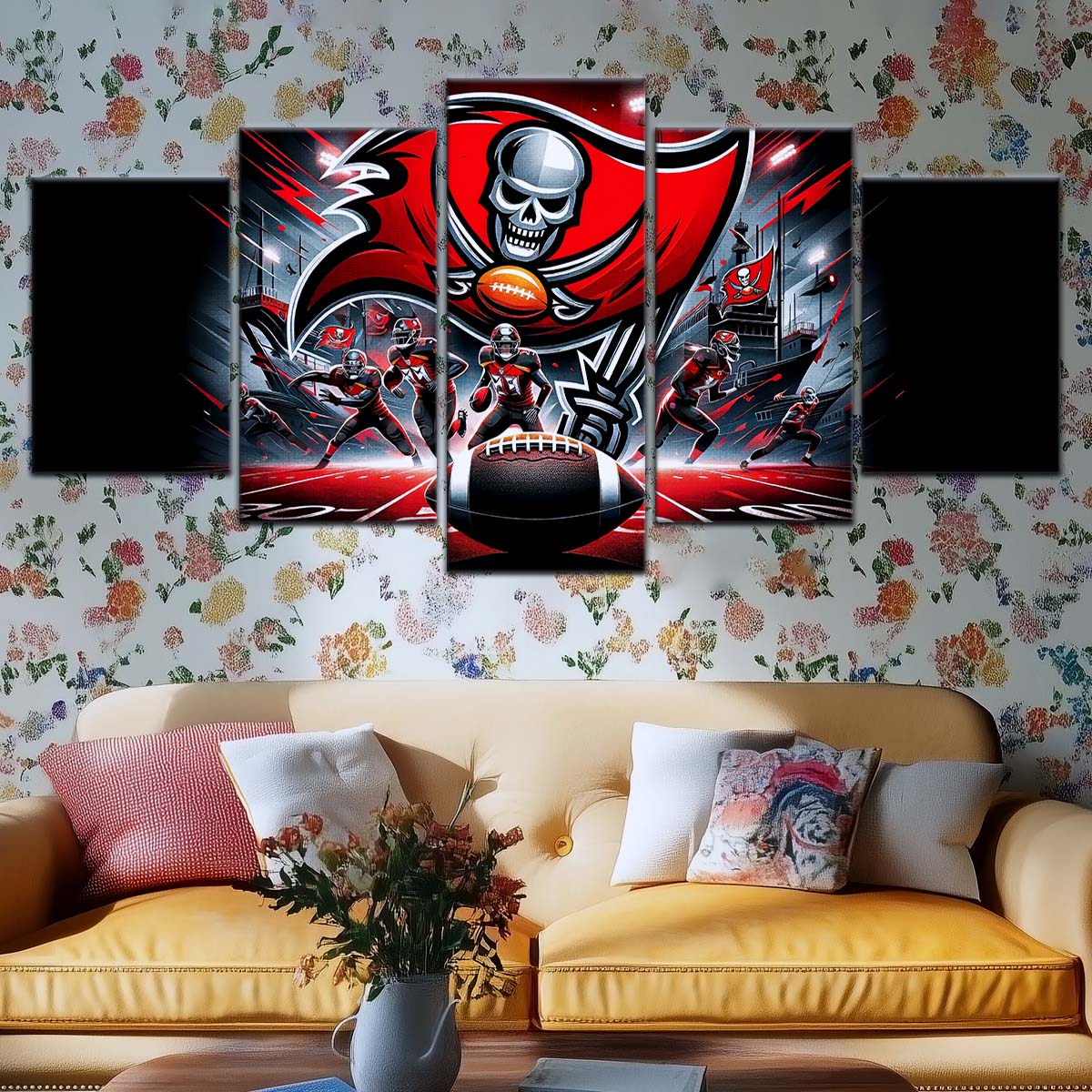 American Football Wall Art - AF5224 - Tampa Bay Buccaneers - NFL Football Super Bowl Team - American Football Poster - American Football Canvas