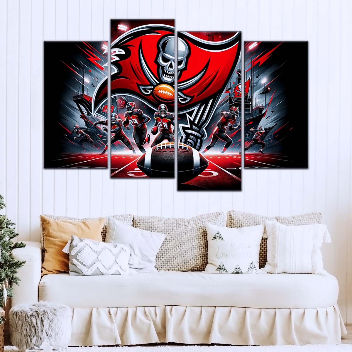American Football Wall Art - AF5224 - Tampa Bay Buccaneers - NFL Football Super Bowl Team - American Football Poster - American Football Canvas