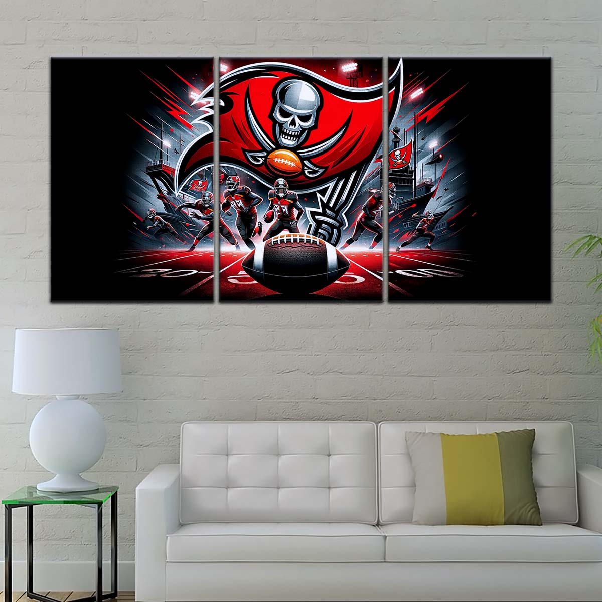 American Football Wall Art - AF5224 - Tampa Bay Buccaneers - NFL Football Super Bowl Team - American Football Poster - American Football Canvas