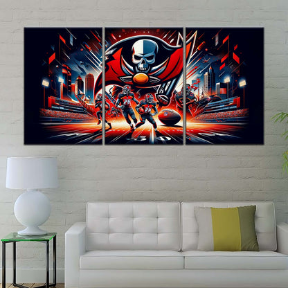 American Football Wall Art - AF5225 - Tampa Bay Buccaneers - Super Bowl Spirit - NFL Football Team - American Football Poster - American Football Canvas