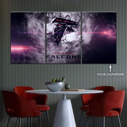 American Football Wall Art - AF5230 - Atlanta Falcons - NFL Football Team - American Football Poster - American Football Canvas