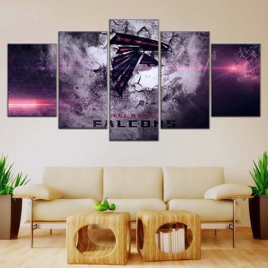 American Football Canvas Wall Art - AF5230 - Atlanta Falcons - NFL Teams