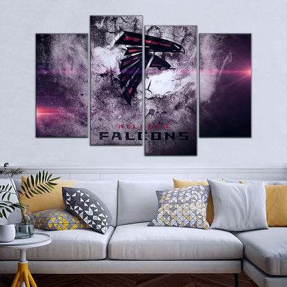 American Football Wall Art - AF5230 - Atlanta Falcons - NFL Football Team - American Football Poster - American Football Canvas