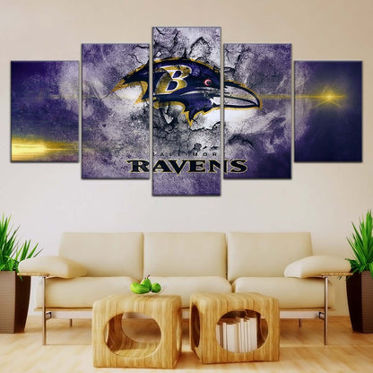 American Football Wall Art - AF5231 - Baltimore Ravens - NFL Football Team - American Football Poster - American Football Canvas
