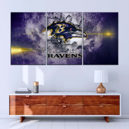 American Football Wall Art - AF5231 - Baltimore Ravens - NFL Football Team - American Football Poster - American Football Canvas