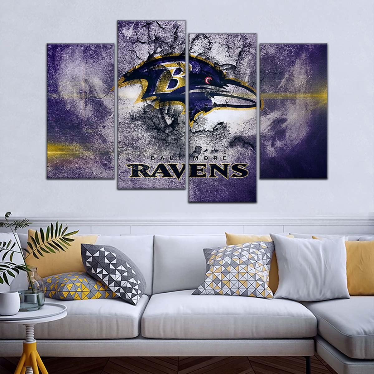 American Football Wall Art - AF5231 - Baltimore Ravens - NFL Football Team - American Football Poster - American Football Canvas