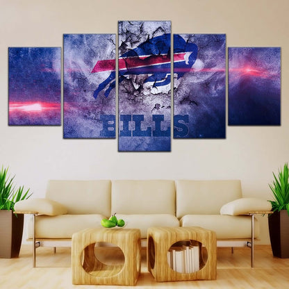 American Football Wall Art - AF5232 - Buffalo Bills - NFL Football Team - American Football Poster - American Football Canvas