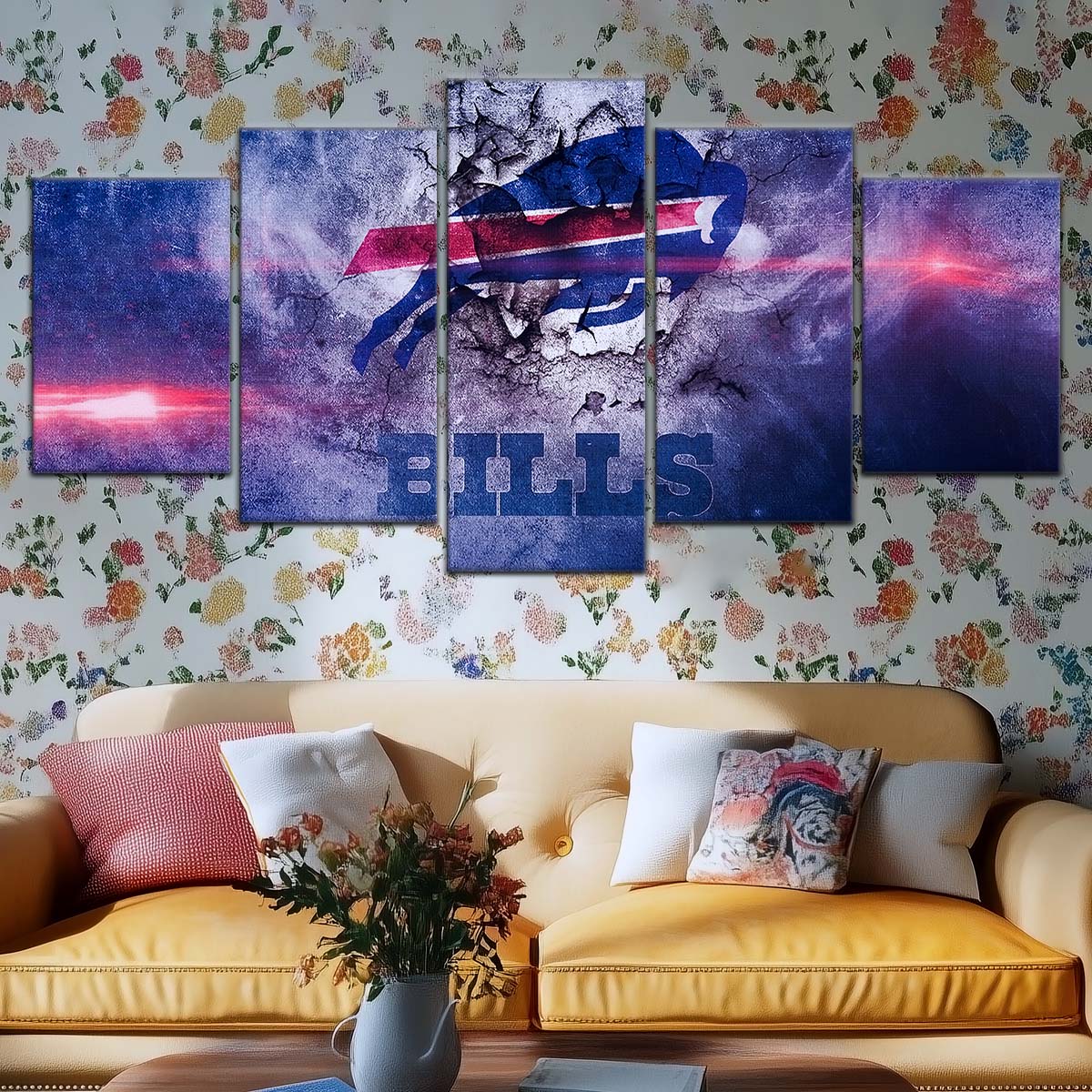 American Football Wall Art - AF5232 - Buffalo Bills - NFL Football Team - American Football Poster - American Football Canvas