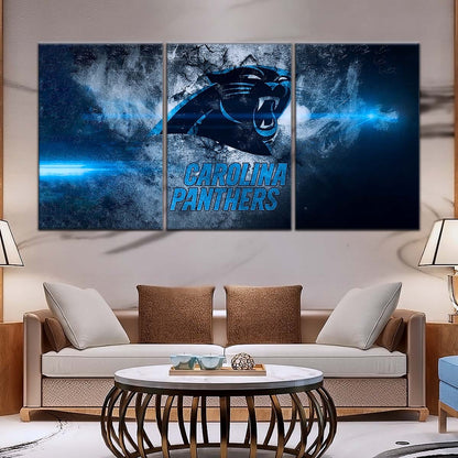 American Football Wall Art - AF5233 - Carolina Panthers - NFL Football Team - American Football Poster - American Football Canvas