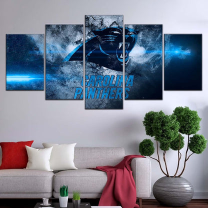 American Football Wall Art - AF5233 - Carolina Panthers - NFL Football Team - American Football Poster - American Football Canvas