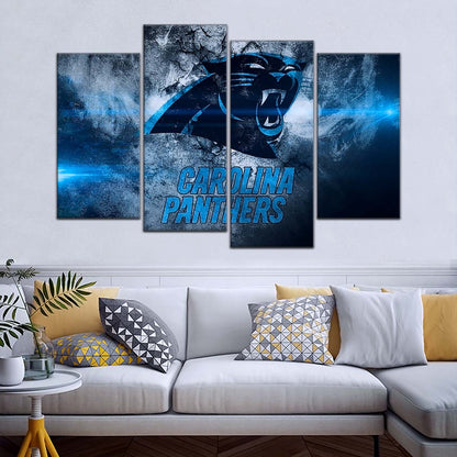 American Football Wall Art - AF5233 - Carolina Panthers - NFL Football Team - American Football Poster - American Football Canvas