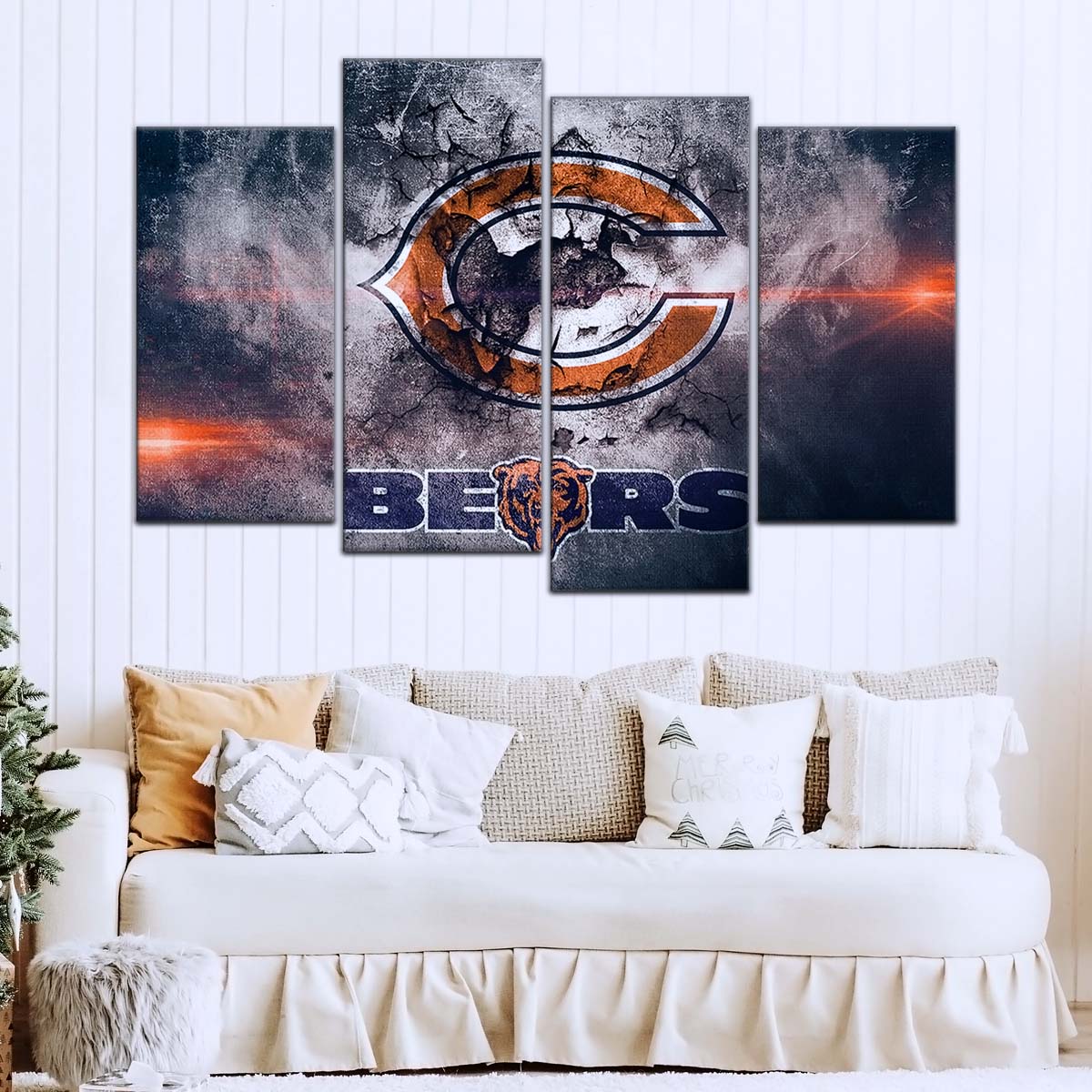 American Football Canvas Wall Art - AF5234 - Chicago Bears - NFL Teams