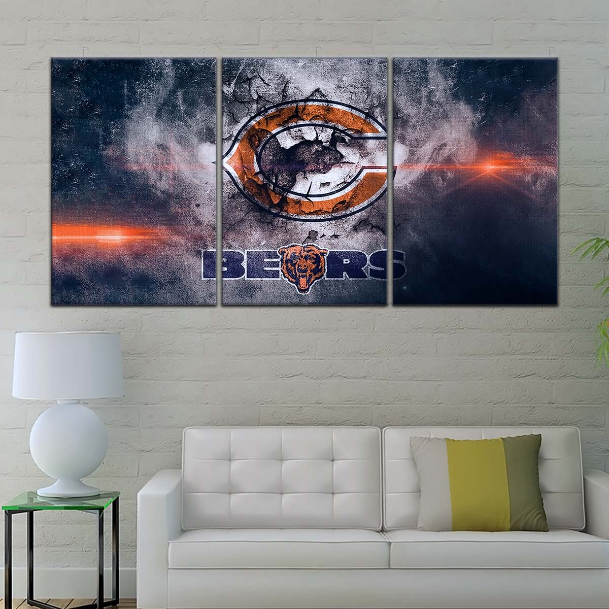 American Football Canvas Wall Art - AF5234 - Chicago Bears - NFL Teams