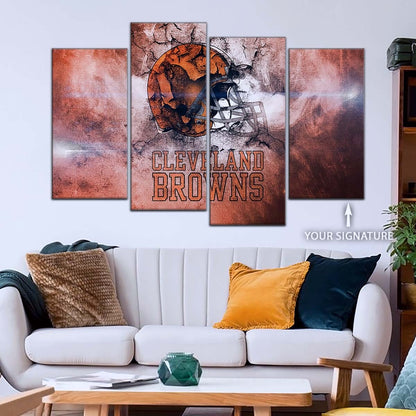 American Football Wall Art - AF5236 - Cleveland Browns - NFL Football Team - American Football Poster - American Football Canvas