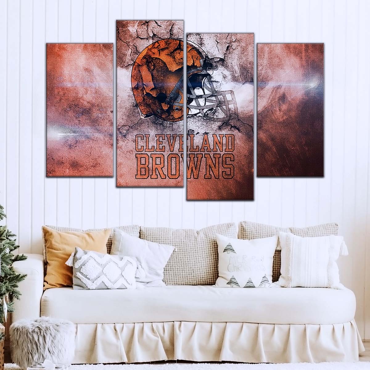 American Football Canvas Wall Art - AF5236 - Cleveland Browns - NFL Teams