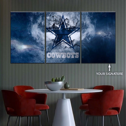 American Football Canvas Wall Art - AF5237 - Dallas Cowboys - NFL Teams
