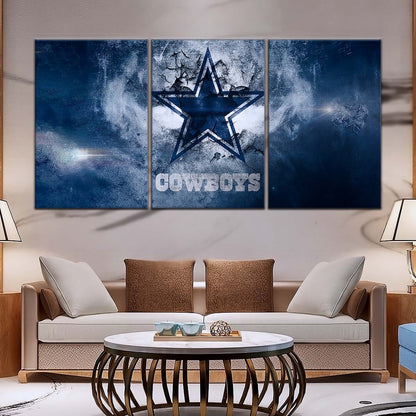 American Football Canvas Wall Art - AF5237 - Dallas Cowboys - NFL Teams