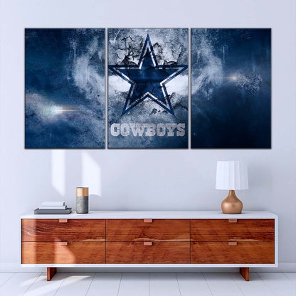 American Football Canvas Wall Art - AF5237 - Dallas Cowboys - NFL Teams