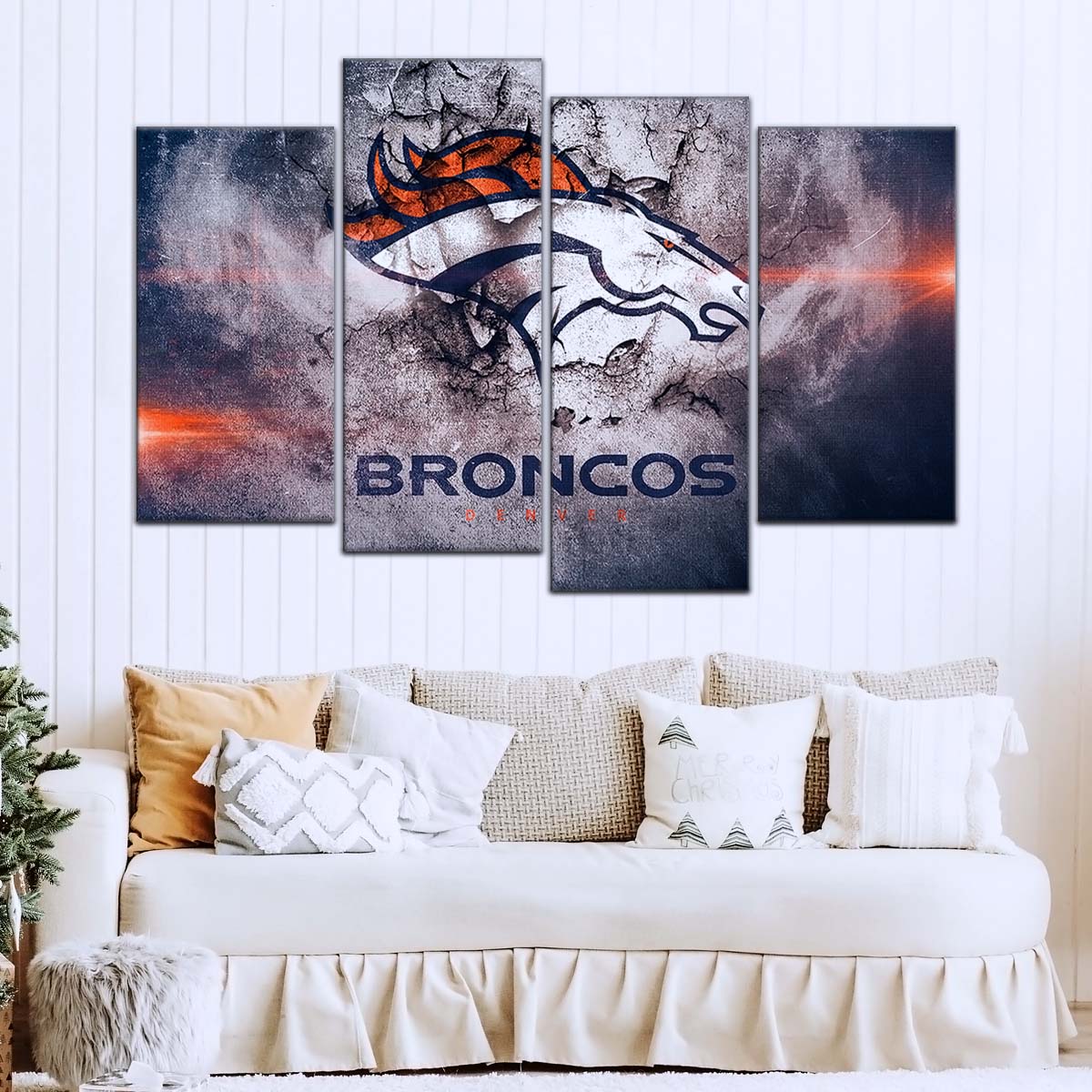 American Football Wall Art - AF5238 - Denver Broncos - NFL Football Team - American Football Poster - American Football Canvas