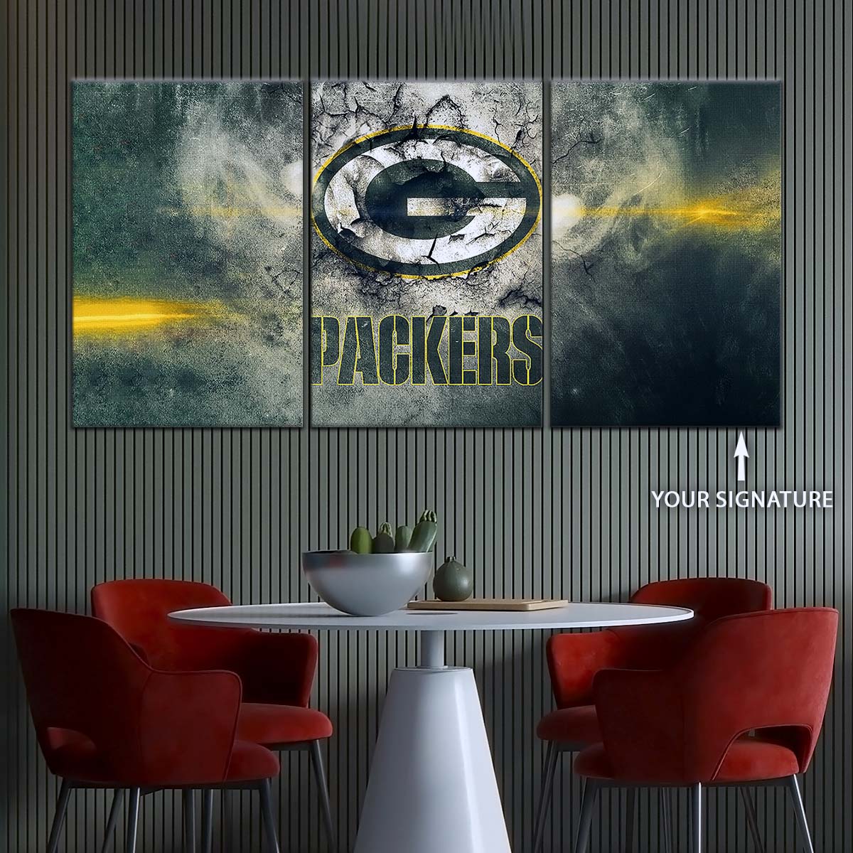 American Football Wall Art - AF5240 - Green Bay Packers - NFL Football Team - American Football Poster - American Football Canvas